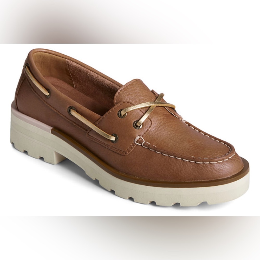 Sperry Chunky Leather Boat Shoe 7